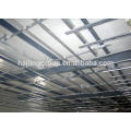 Canal C anti-estático de metal galvanizado para teto e parede seca